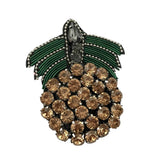 Max Maxb Crystal Rhinestone Pineapple Shape Applique for Wedding Bridal Dress Shoes