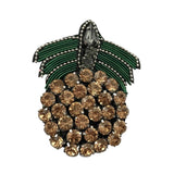 Max Maxb Crystal Rhinestone Pineapple Shape Applique for Wedding Bridal Dress Shoes