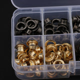 Max 200 Sets Metal Eyelet with Washer Leather Craft Repair Clothing Accessories