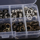Max 200 Sets Metal Eyelet with Washer Leather Craft Repair Clothing Accessories