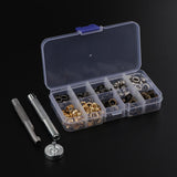Max 200 Sets Metal Eyelet with Washer Leather Craft Repair Clothing Accessories