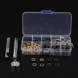Max 200 Sets Metal Eyelet with Washer Leather Craft Repair Clothing Accessories