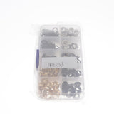 Max 200 Sets Metal Eyelet with Washer Leather Craft Repair Clothing Accessories