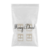 Max 4pcs Center Bar Buckles Pin Single Prong Belt Buckle DIY Accessories Gold