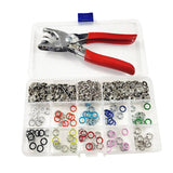 Max 100 Set Lots Prong Snap Buttons with Plier Sewing Buttons Eyelet Tool Kit