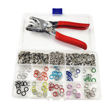 Max 100 Set Lots Prong Snap Buttons with Plier Sewing Buttons Eyelet Tool Kit