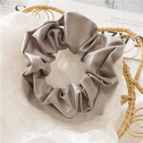 Max 13Pack Pu Leather Hair Scrunchies Hair Band Hair Ties Bow Ponytail Holder