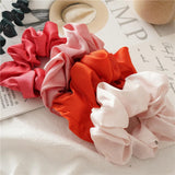 11 Pieces Hair Scrunchies Silky Elastic Hair Bands Scrunchie Hair Ties Ropes