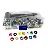 Max Maxb 400pcs 3mm Metal Eyelet Rivets Eyelets for Leather Craft Clothing Canvas