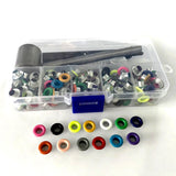 Max Maxb 400pcs 3mm Metal Eyelet Rivets Eyelets for Leather Craft Clothing Canvas