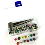Max Maxb 400pcs 3mm Metal Eyelet Rivets Eyelets for Leather Craft Clothing Canvas