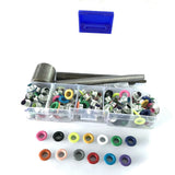 Max Maxb 400pcs 3mm Metal Eyelet Rivets Eyelets for Leather Craft Clothing Canvas