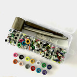 Max Maxb 400pcs 3mm Metal Eyelet Rivets Eyelets for Leather Craft Clothing Canvas