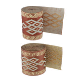 Max Maxb 5 Meters/ 5.5 Yds Jacquard Trim Wide Woven Border Ribbon Sew Embroidered 8cm