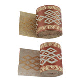 Max Maxb 5 Meters/ 5.5 Yds Jacquard Trim Wide Woven Border Ribbon Sew Embroidered 8cm