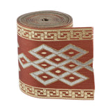 Max Maxb 5 Meters/ 5.5 Yds Jacquard Trim Wide Woven Border Ribbon Sew Embroidered 8cm