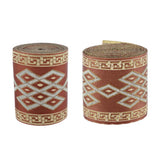 Max Maxb 5 Meters/ 5.5 Yds Jacquard Trim Wide Woven Border Ribbon Sew Embroidered 8cm