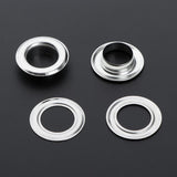 Max Maxb 100 Sets Metal Eyelet with Washer Leather Craft Clothing Repair Accessories