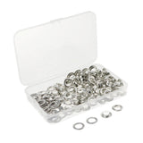 Max Maxb 100 Sets Metal Eyelet with Washer Leather Craft Clothing Repair Accessories