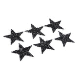 Max Maxb 6pcs Star Rhinestone Hot Melt Adhesive Patch Iron on Applique Clothes Decor