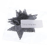 Max Maxb 6pcs Star Rhinestone Hot Melt Adhesive Patch Iron on Applique Clothes Decor