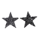 Max Maxb 6pcs Star Rhinestone Hot Melt Adhesive Patch Iron on Applique Clothes Decor