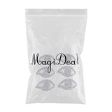 Max Maxb 6pcs Eye Design Rhinestone Patches Iron-on Clothing Hat Bag Shoes Applique