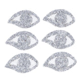 Max Maxb 6pcs Eye Design Rhinestone Patches Iron-on Clothing Hat Bag Shoes Applique