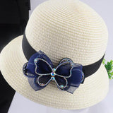 Max Rhinestone Bowkont Lace Patches DIY Clothes Hats Bags Shoes Applique Blue