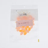 Max Maxb 36 Pieces Sew on Glass Beads Flatback Crystal Rhinestones Orange Yellow