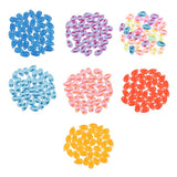 Max Maxb 36 Pieces Sew on Glass Beads Flatback Crystal Rhinestones Orange Yellow