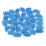 Max Maxb 36 Pieces Sew on Glass Beads Flatback Crystal Rhinestones Deep Blue