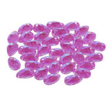 Max Maxb 36 Pieces Sew on Glass Beads Flatback Crystal Rhinestones Deep Purple
