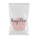Max Maxb 36 Pieces Sew on Glass Beads Flatback Crystal Rhinestones Orange