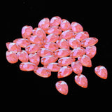 Max Maxb 36 Pieces Sew on Glass Beads Flatback Crystal Rhinestones Orange