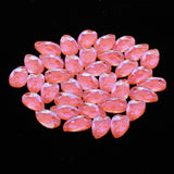 Max Maxb 36 Pieces Sew on Glass Beads Flatback Crystal Rhinestones Orange