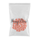 Max Maxb 36 Pieces Sew on Glass Beads Flatback Crystal Rhinestones Tangerine