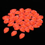 Max Maxb 36 Pieces Sew on Glass Beads Flatback Crystal Rhinestones Tangerine
