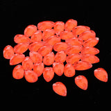 Max Maxb 36 Pieces Sew on Glass Beads Flatback Crystal Rhinestones Tangerine