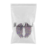 Maxbell 3D Feather Wings Sequin Patches for Clothes Hats Bags Embellishment Colorful
