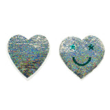 Maxbell Heart Sequins Sewing Applique Reversible Embroidery Clothes Patches Badge