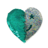 Max Love Heart - Sequin Sew On Applique Change Color Patch Embroidered Crafts