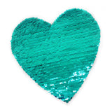Max Love Heart - Sequin Sew On Applique Change Color Patch Embroidered Crafts