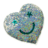 Max Love Heart - Sequin Sew On Applique Change Color Patch Embroidered Crafts