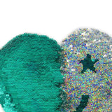 Max Love Heart - Sequin Sew On Applique Change Color Patch Embroidered Crafts