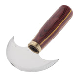 Max Maxb Steel Half Moon Leather Cutting Knife Leather Cutter Edge Skiving Tool Small