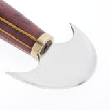 Max Maxb Steel Half Moon Leather Cutting Knife Leather Cutter Edge Skiving Tool Small