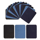 Max 18pcs Iron on Denim Patches DIY Elbow/Knee Repair Patches for Jeans Jacket