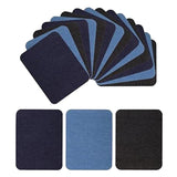 Max 18pcs Iron on Denim Patches DIY Elbow/Knee Repair Patches for Jeans Jacket