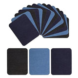 Max 18pcs Iron on Denim Patches DIY Elbow/Knee Repair Patches for Jeans Jacket